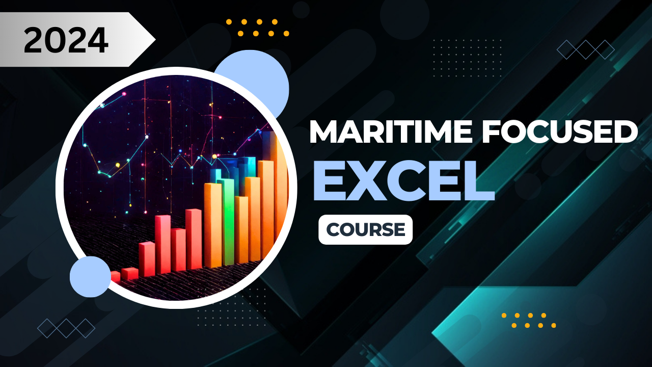 Maritime focused Excel Masterclass course for marine professionals
